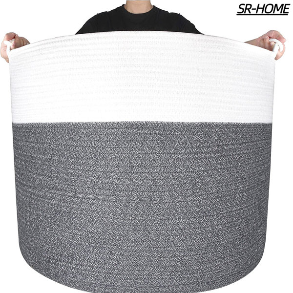 SRHOME Cotton Rope Basket Wayfair